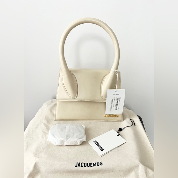 JACQUEMUS Beige Ivory Le Grand Chiquito Bag - Picture 10 of 10